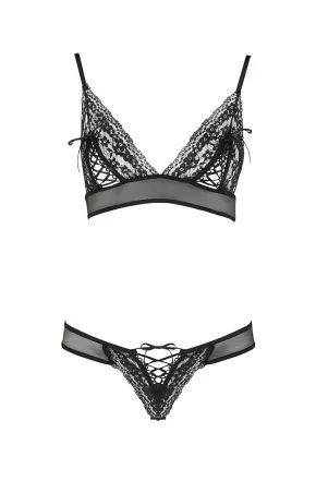 Ensemble sexy Erza noir - Passion