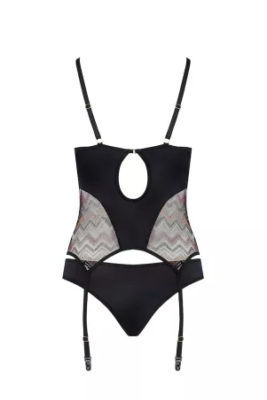 Guêpière et culotte Lagerta - Casmir