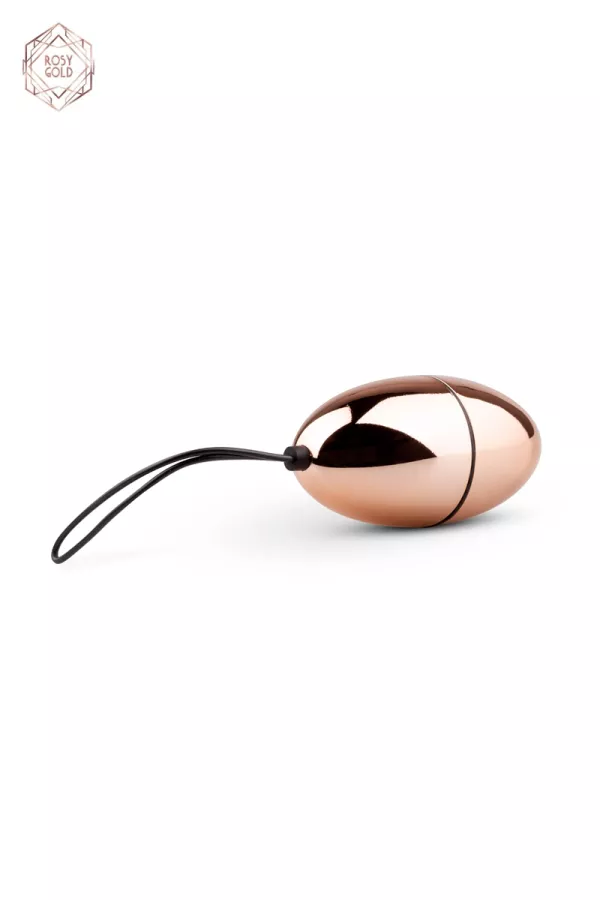 Rosy Gold Vibrating Egg – Remote Control, 10 Modes, Waterproof