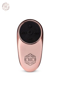 Rosy Gold Vibrating Egg – Remote Control, 10 Modes, Waterproof