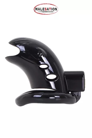 Black ABS chastity cage