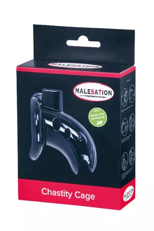 Cage de chasteté ABS noire - Malesation