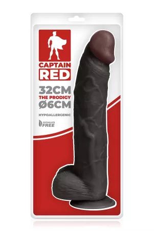 Dildo XXL Prodigy Black 32 x 6 cm