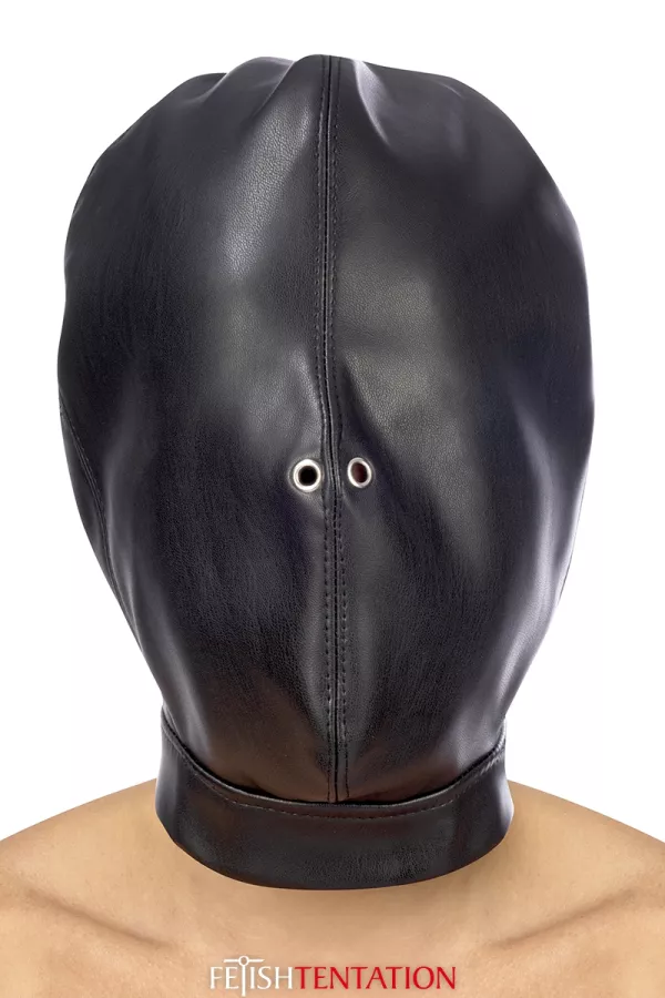 BDSM mask closed leather BDSM mask closed leather
