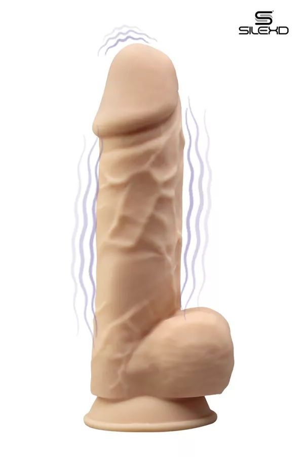 Double density vibrator flesh 21,5 cm Double density vibrator flesh 21,5 cm