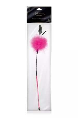 Plumeau con carezze rosa