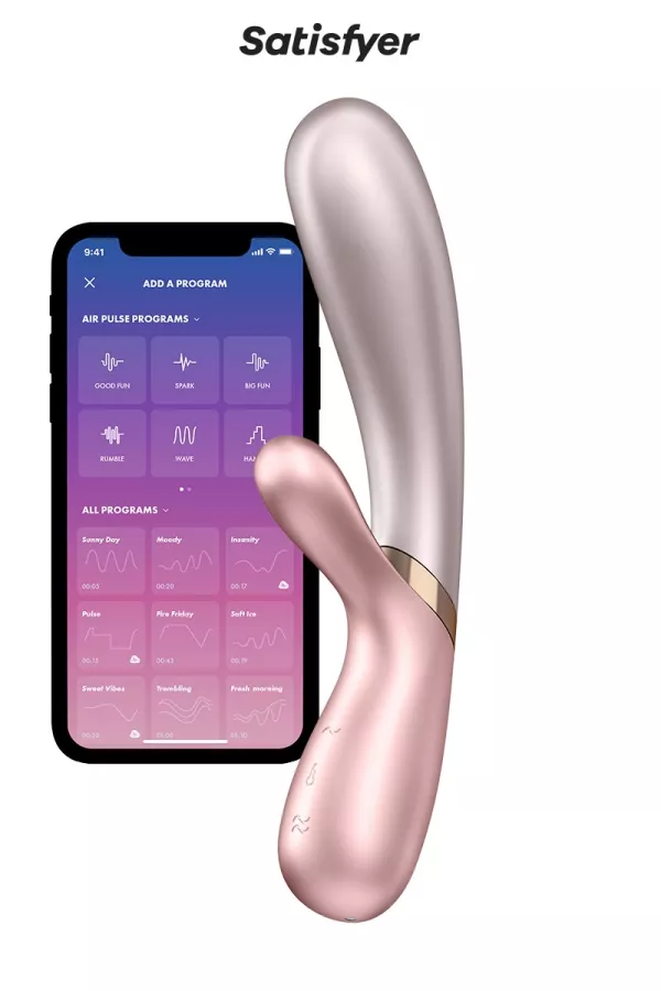 Rabbit chauffant Hot Lover rose - Satisfyer Rabbit chauffant Hot Lover rose - Satisfyer