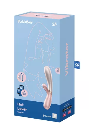Rabbit chauffant Hot Lover rose - Satisfyer