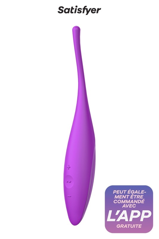 Stimulateur connecté Twirling Joy fuchsia - Satisfyer Stimulateur connecté Twirling Joy fuchsia - Satisfyer