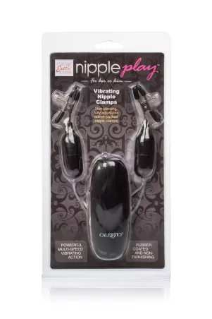 Vibrating breast clamp