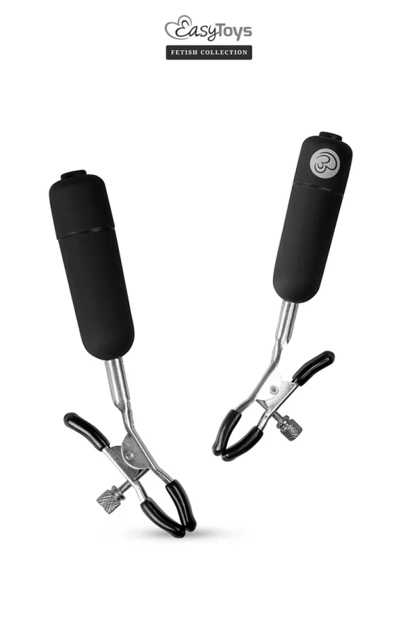 Pinces à tétons vibrantes - Easytoys Fetish Collection Pinces à tétons vibrantes - Easytoys Fetish Collection