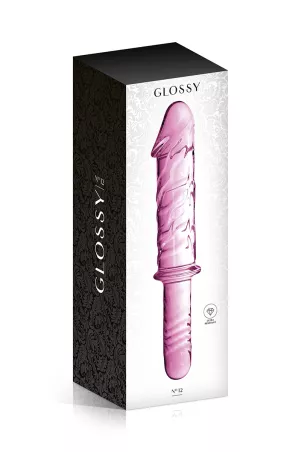 Dildo glass Glossy Toys  no. 12 Pink