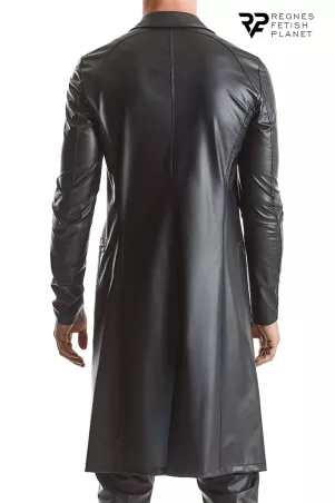 Long coat wetlook Sergio