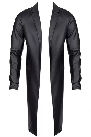 Long coat wetlook Sergio