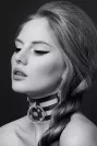 Collana ampia fetish con anello