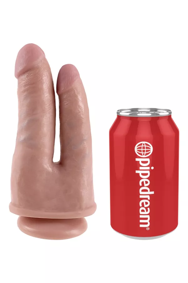 Doppelpenetrationsdildo 15 cm - King Cock | Tentations.ch