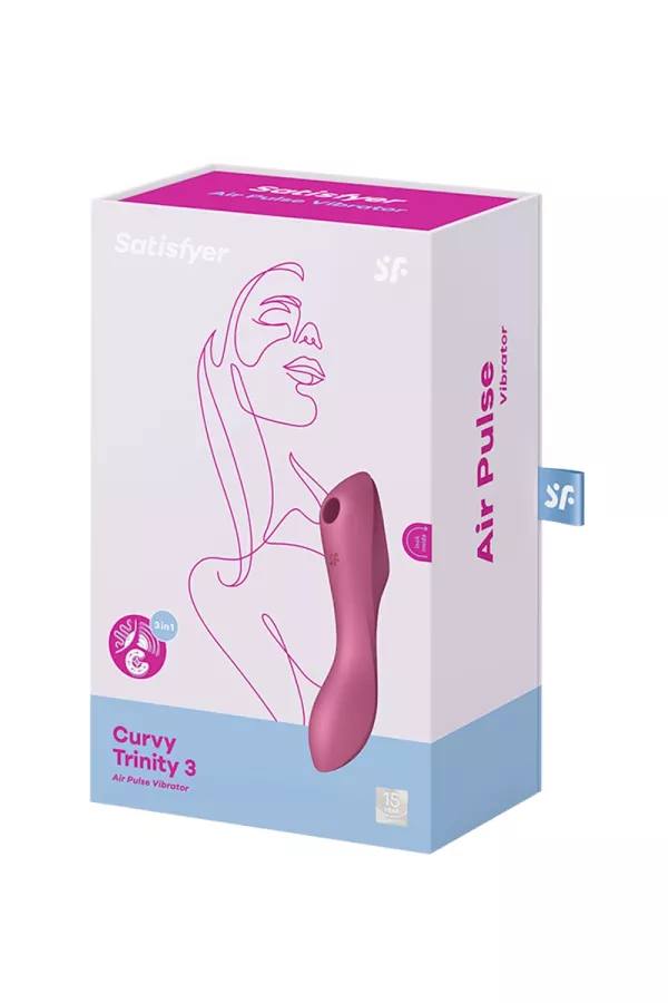 Stimolatore Curvy Trinity 3 rosso
