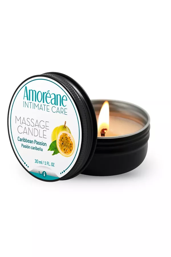 Bougie de massage Caribbean Passion - Amoreane Bougie de massage Caribbean Passion - Amoreane