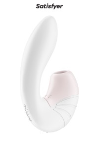 Double stimulateur Supernova blanc - Satisfyer