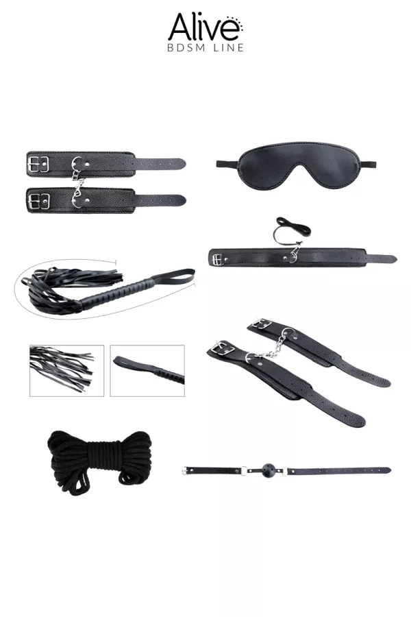 Secret Desires BDSM-Set schwarz Secret Desires BDSM-Set schwarz
