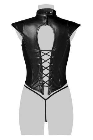 Sexy fetish corsa laced - Grey Velvet