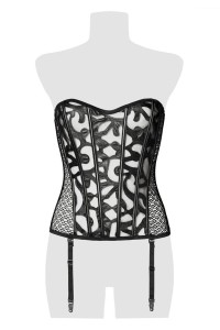 Corsetto senza spalline con bretelle