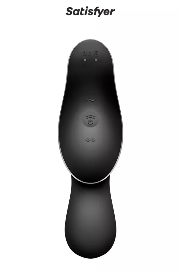 Vibro à air pulsé Curvy Trinity 2 noir - Satisfyer
