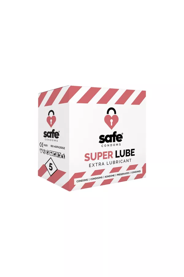 5 preservativi Safe Super Lube 5 preservativi Safe Super Lube