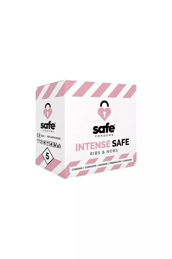5 préservatifs Safe Intense 5 préservatifs Safe Intense