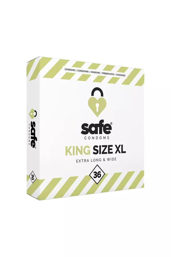 36 préservatifs Safe King Size XL 36 préservatifs Safe King Size XL