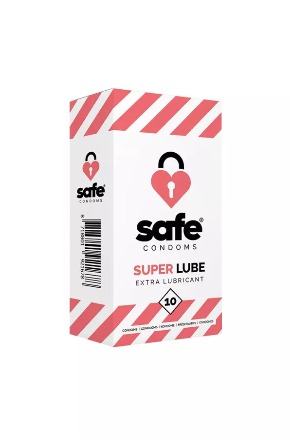 10 preservativi Safe Super Lube 10 preservativi Safe Super Lube