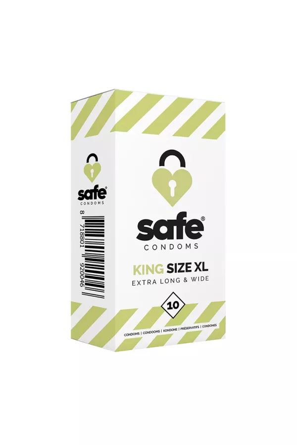 10 préservatifs Safe King Size XL 10 préservatifs Safe King Size XL