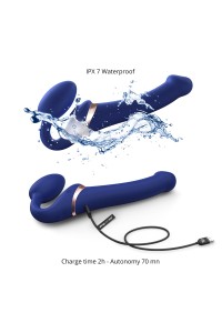 Strap-on-me Multi Orgasmo blu notte L