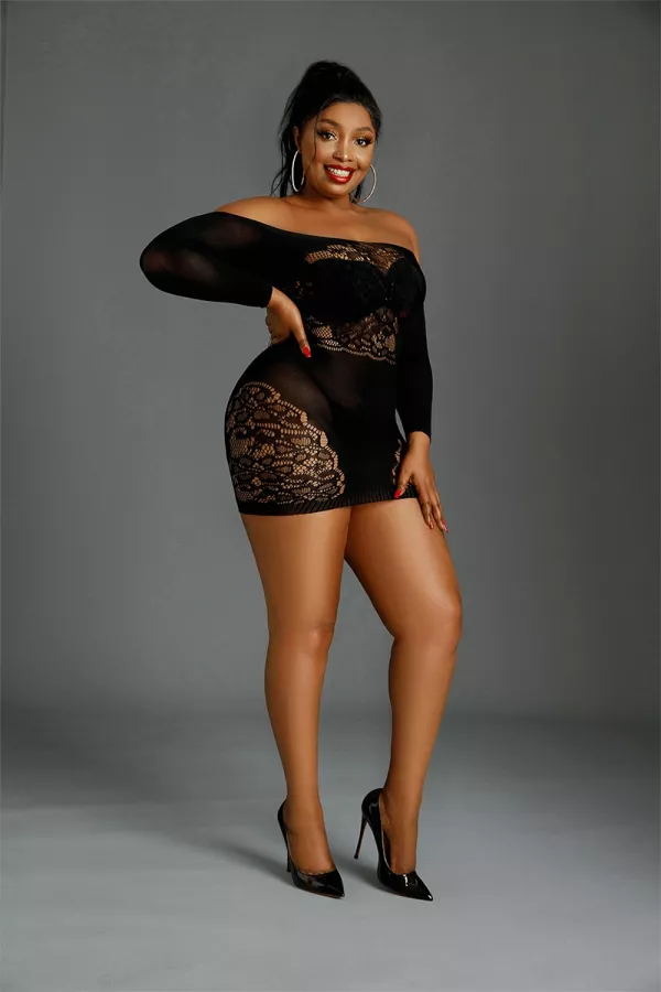 Mini dress N°07 Queen Size Mini dress N°07 Queen Size