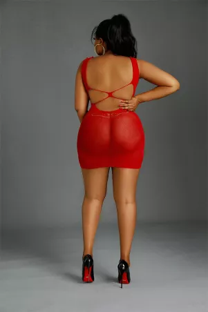 Mesh dress N°08 Queen Size