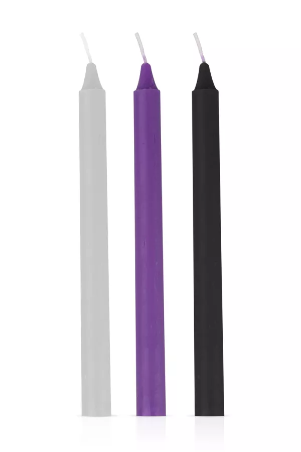 3 Bougies sensuelles Hot Wax 3 Bougies sensuelles Hot Wax
