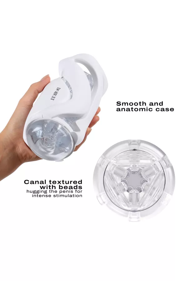 Dorcel Deep Blow – Guscio bianco, stimolazione alternata