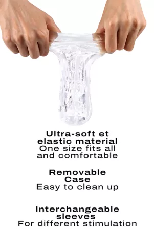 Dorcel Deep Blow – White case, alternating sensations