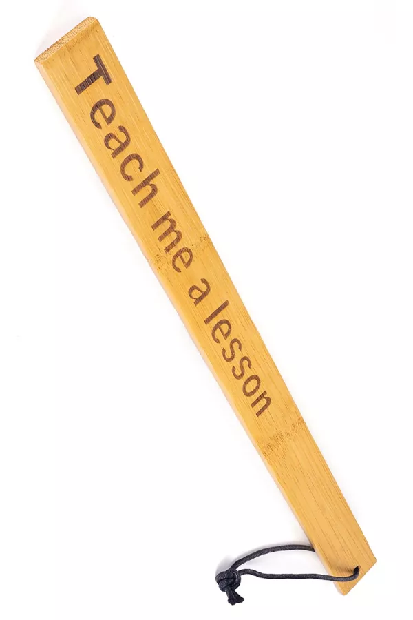 Paddle bdsm Teach Me A Lesson - Fetish Tentation Paddle bdsm Teach Me A Lesson - Fetish Tentation