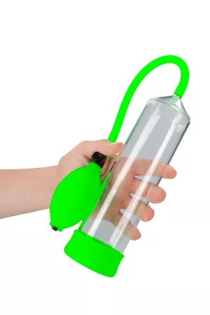 Classica pompa per pene che si illumina al buio