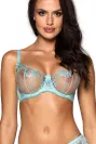 Blauer Spitzen-BH V-10131