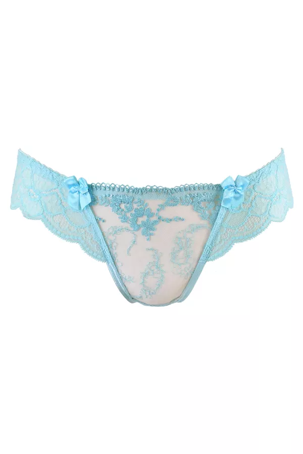 String tanga bleu V-10128