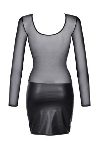 Robe noire V-9219 - Axami