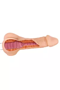 Dildo e masturbatore - Two in one