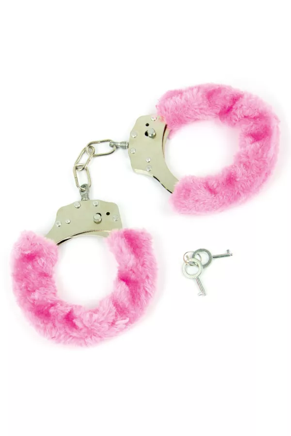 Polsini in pelliccia rosa Polsini in pelliccia rosa