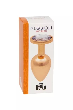 Pink gold jewelry plug