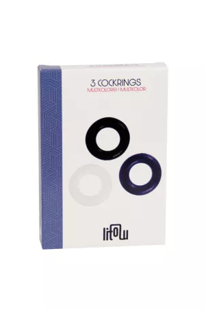 Set 3 Multicolor Cockrings