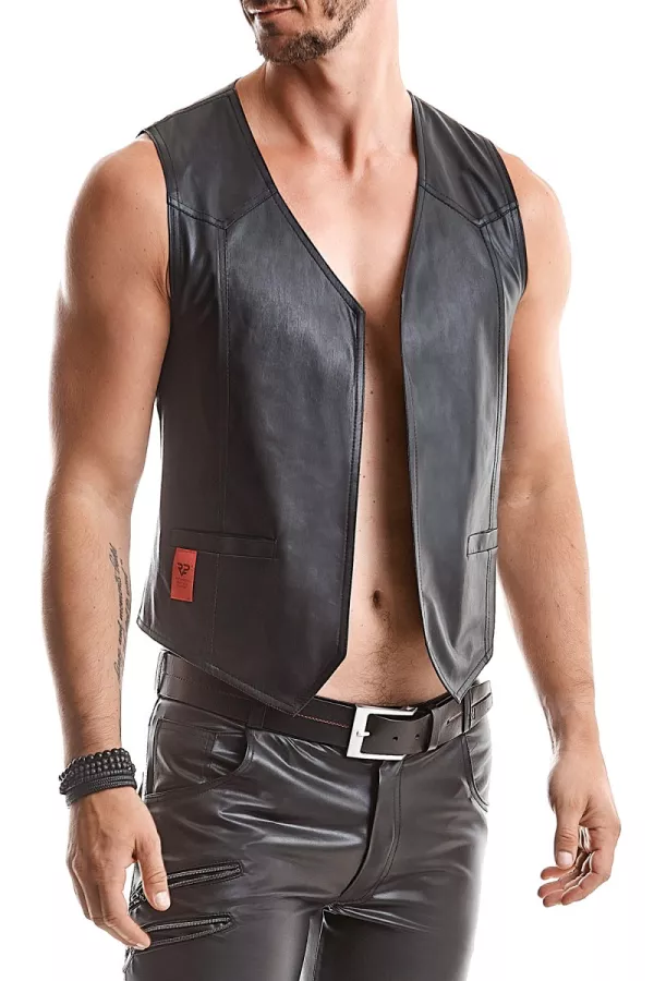 Gilet in wetlook Gilet in wetlook