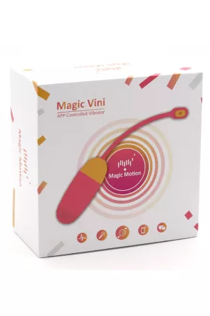 Vibrating egg connected Magic Vini Orange