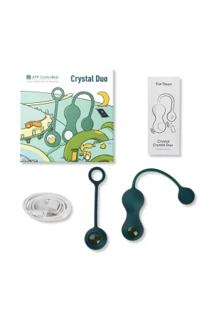 Connected vibrating Kegel balls